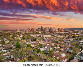 Phoenix, Arizona, USA Downtown Skyline Drone Aerial
