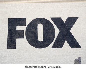 Phoenix, Arizona / USA: January 28, 2016: logo of Fox Cable Networks on a wall in Phoenix.