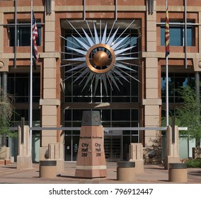 Phoenix, Arizona/USA - April 23 2017 : Phoenix City Hall