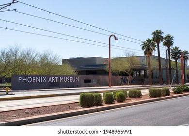 Phoenix, AZ - March 20, 2021: Phoenix Art Museum.