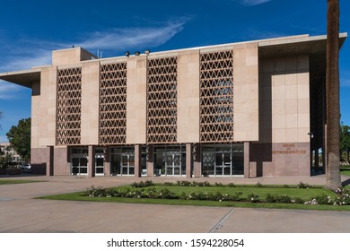 Phoenix, AZ - Nov. 30, 2019: The House Of Representatives Building Is Directly Beside The Arizona State Capitol Building.