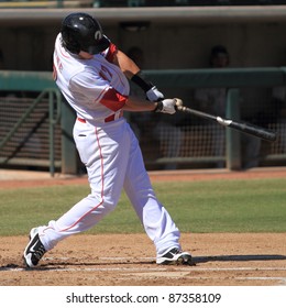 PHOENIX, AZ - OCTOBER 19: Brodie Greene, A Cincinnati Reds Prospect From Class-A, Bats For The Phoenix Desert Dogs In An Arizona Fall League Game On Oct. 19, 2011 At Phoenix Municipal Stadium, Phoenix, AZ.