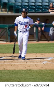 PHOENIX, AZ - OCTOBER 19: Ivan De Jesus, Top Prospect For The Los Angeles Dodgers, Plays For The Phoenix Desert Dogs In An Arizona Fall League Game Oct. 19, 2010 At Phoenix Municipal Stadium, Arizona.