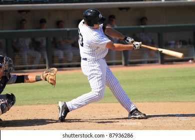 PHOENIX, AZ - OCTOBER 19: Rob Segedin, A High-A New York Yankees Prospect, Bats For The Phoenix Desert Dogs In An Arizona Fall League Game Oct. 19, 2011 At Phoenix Municipal Stadium, Phoenix, AZ.