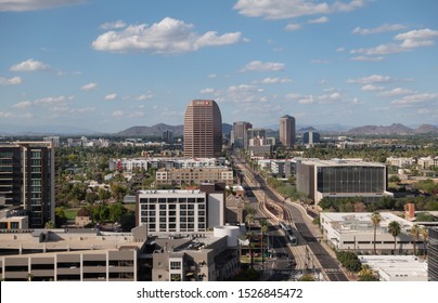 Phoenix,Az,USA -9.28.19: Phoenix Ranks As The 5th Most Populated City In The USA, It Is The Capital City Of State Arizona. It Is Also Known As “Valley Of The Sun”.  