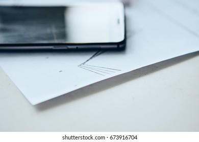 Phone, documents                               