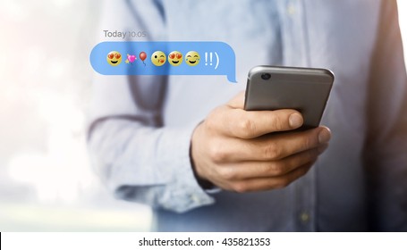 Phone With Emoji