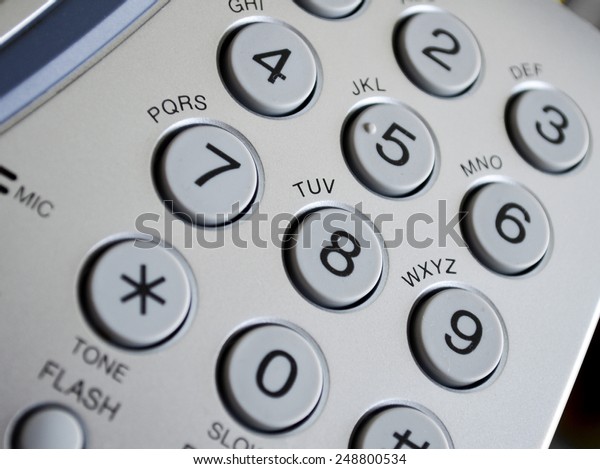 Phone Keypad Stock Photo (Edit Now) 248800534