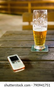 phone on the table
