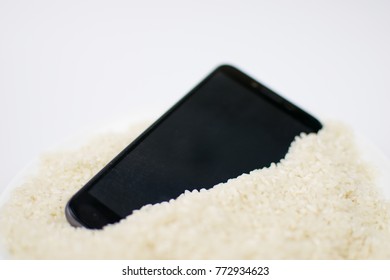 Phone In The Rice Groats. What You Need To Do When The Phone Gets Wet.