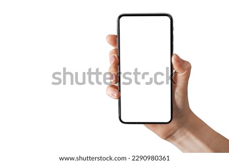 phone smart phone advertisement on the white backgrounds