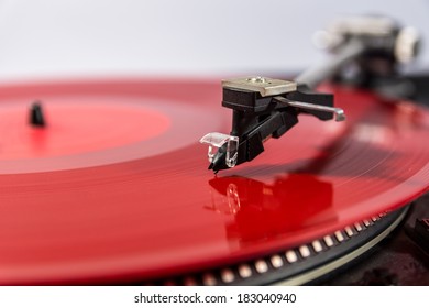Phonograph in action - Shutterstock ID 183040940