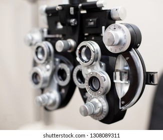 Phoropter In Optometry Office