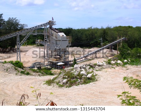 Phosphate mining site in Nauru (3rd smallest country in the world)