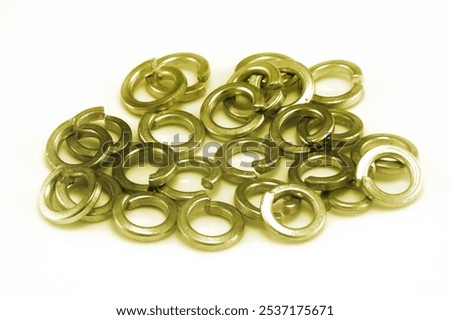 Phosphor bronze split spring washers