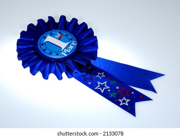 Photo Of A 1st Place Award Ribbon