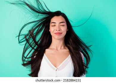 Photo Adorable Filipino Girl Closed Eyes Stock Photo 2182884151 ...