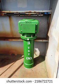 A Photo Of Air Vent Head Of Ballast Tank On A Cargo Ship Or Bulk Carrier.