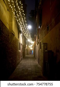 Photo of an alley adorned for Christmas, Venice - Shutterstock ID 754778755