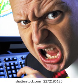 Photo of angry options trader losing trade