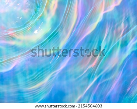 Photo art, Rainbow-colored ripples, colorful background
