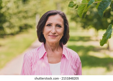 Photo Attractive Sweet Retired Woman Dressed Stock Photo 2151848205 