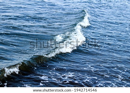 Photo for background material close up on the ocean waves