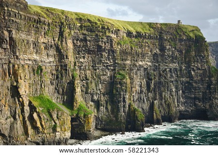 photo beautiful scenic landscape from the west coast ireland