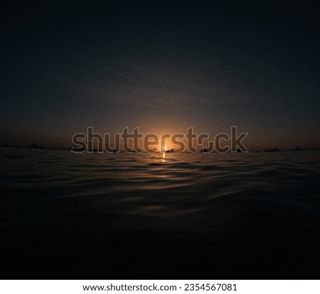 Similar – Image, Stock Photo Norwegian Sunset Norway