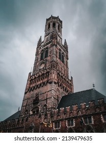 Photo Of The Belfry Of Bruges In Belgium