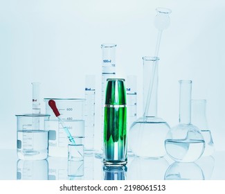 Photo Of Biochemistry Glassware Experiment