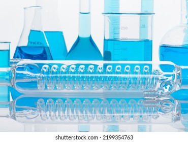 Photo Of Biochemistry Glassware Experiment