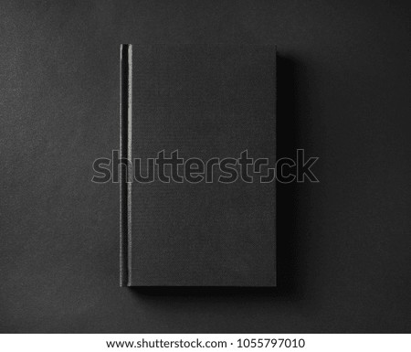 Blank Black Book Cover