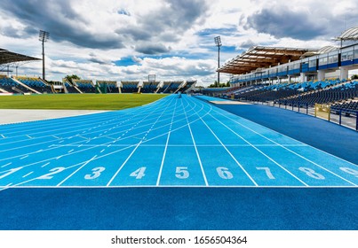 Photo Of Blue Running Tracks