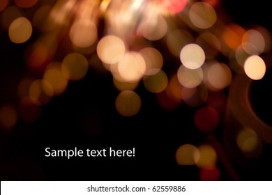 Photo of bokeh lights on black - Powered by Shutterstock