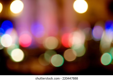 Photo Of Bokeh Lights / Street Lights Out Of Focus Wallpaper