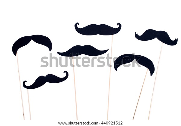 mustache photo booth props