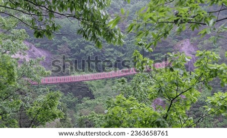 photo of a bridge in the mountains