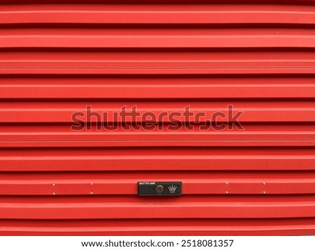 Similar – Image, Stock Photo The roller shutter has been closed for a long time, tender tendrils conquer it as a climbing aid