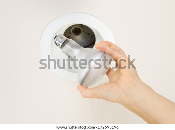 Photo Burned Out Flood Light Bulb Stock Photo Edit Now 172693196