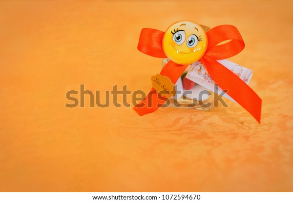 orange candy box