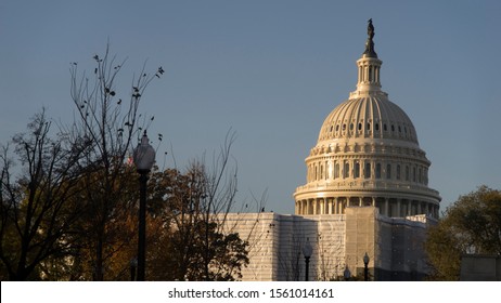 Photo Of The Capitol Building As Seen From The Longworth House Office