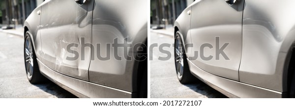 Photo Of Car Dent\
Repair Before And After