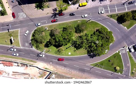 Photo Of Car Hinge Drone In A City