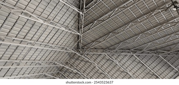 Photo of the ceiling of a large building roof - Powered by Shutterstock