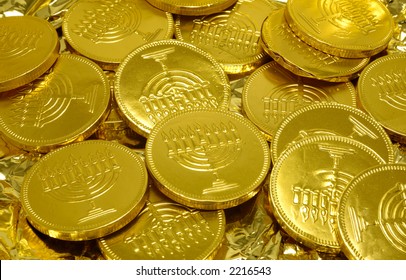 Photo Of Chanukah Gelt (Candy Coins) - Chanukah Related Items