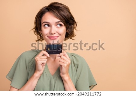 Similar – Image, Stock Photo Beautiful woman holding a DC CCS2 EV charging connector on a Hypercharger or Supercharger for recharge her car.