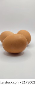 Photo Of Chicken Eggs That Have A Brown Color With A Unique Skin Texture 