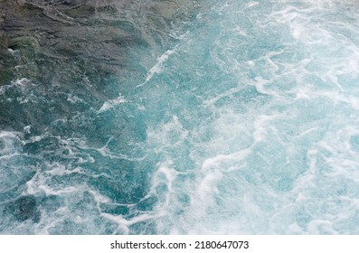 A Photo Of Clean Bubbly Water In River In Norway Can Be Used As A Background. 