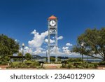 Photo of the clock tower at Riverfront Park in Palatka along the St John